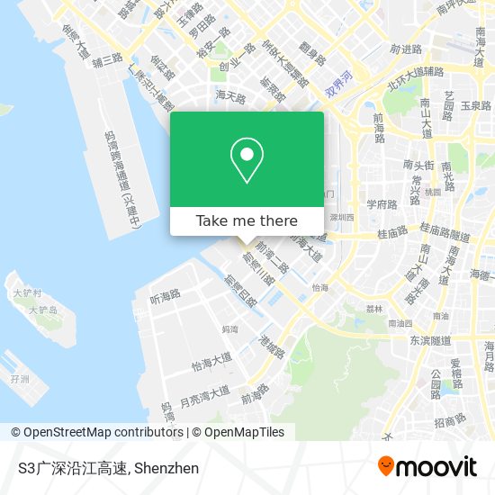 S3广深沿江高速 map