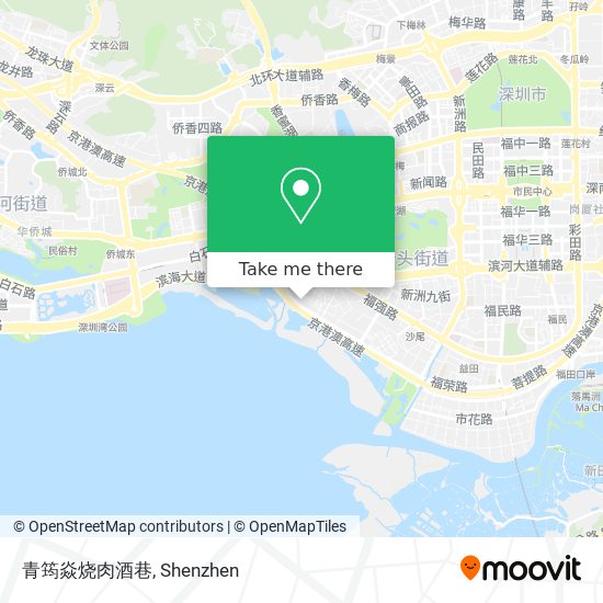 青筠焱烧肉酒巷 map