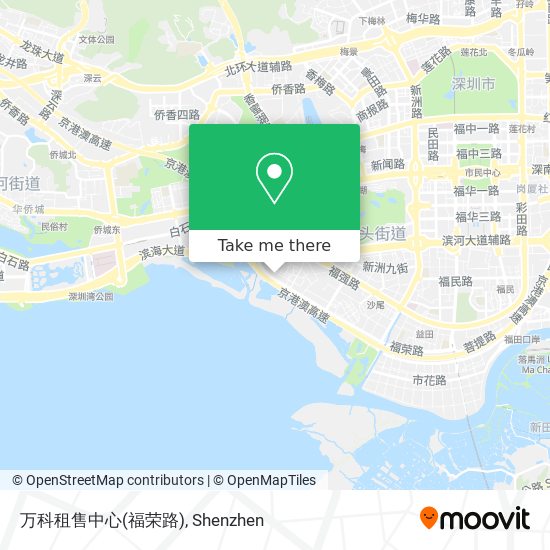 万科租售中心(福荣路) map