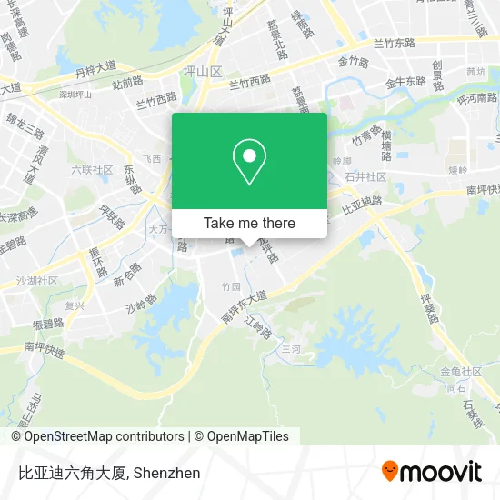 比亚迪六角大厦 map
