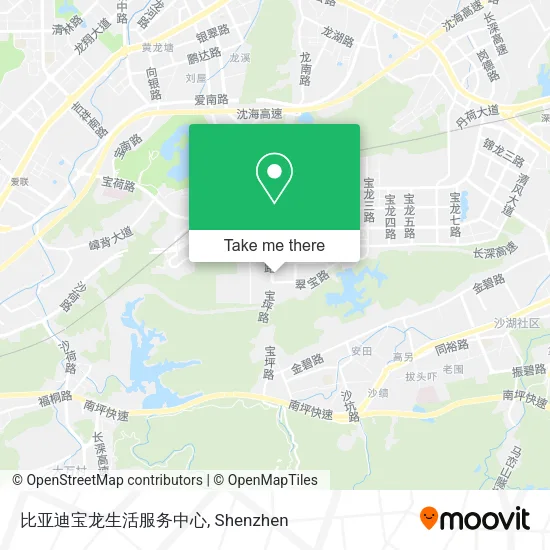 比亚迪宝龙生活服务中心 map