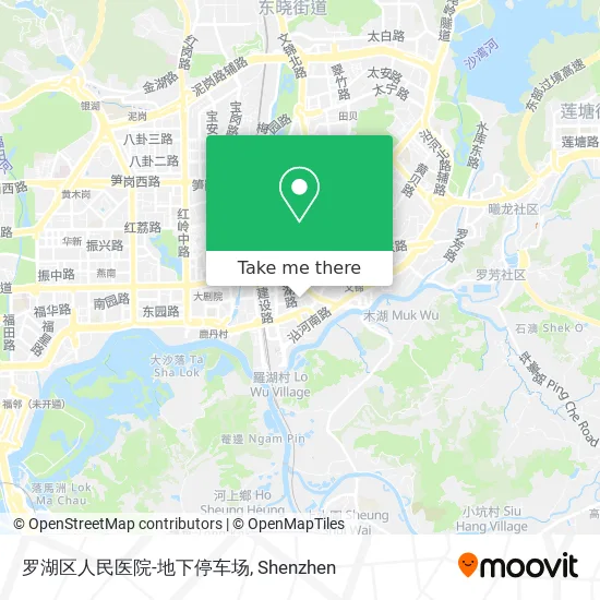 罗湖区人民医院-地下停车场 map