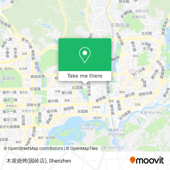 木屋烧烤(园岭店) map