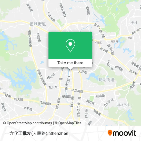 一方化工批发(人民路) map