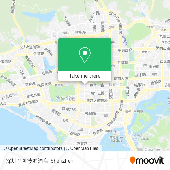 深圳马可波罗酒店 map