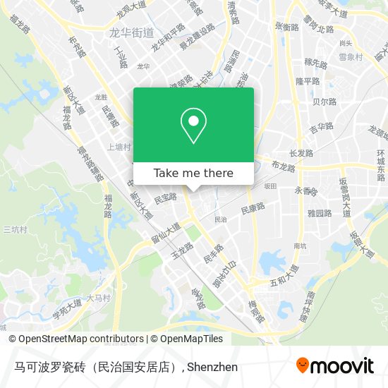 马可波罗瓷砖（民治国安居店） map