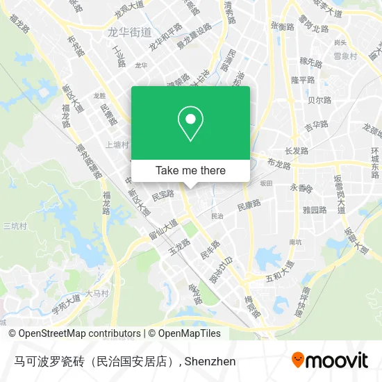 马可波罗瓷砖（民治国安居店） map