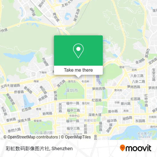 彩虹数码影像图片社 map