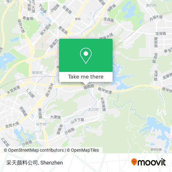 采天颜料公司 map