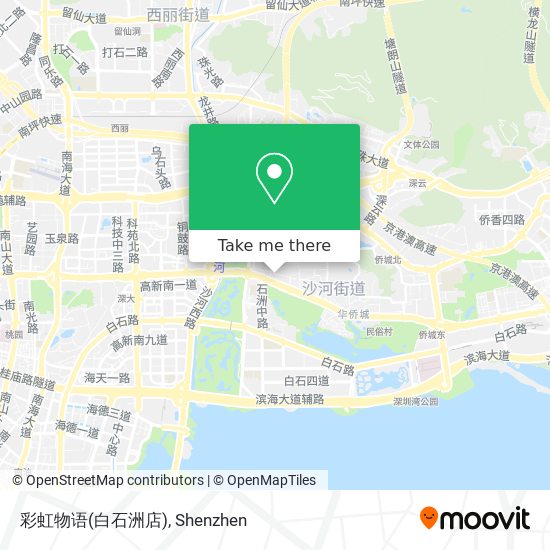 彩虹物语(白石洲店) map