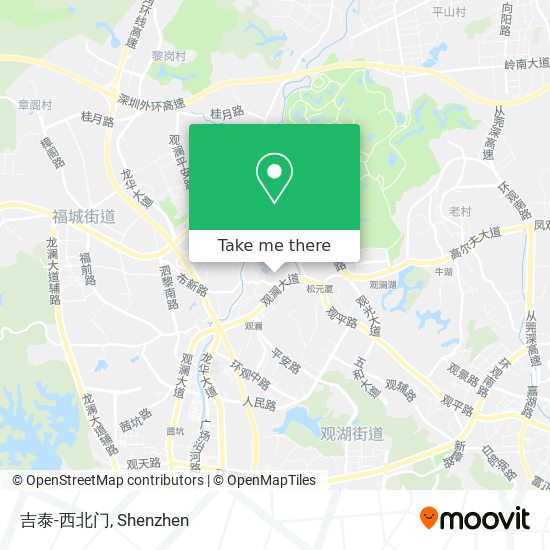 吉泰-西北门 map