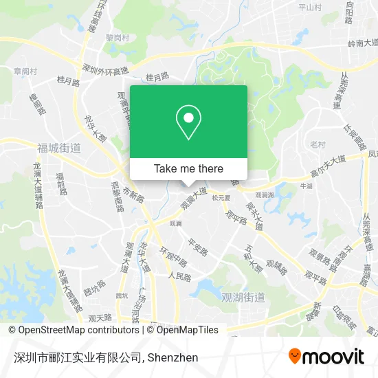 深圳市郦江实业有限公司 map