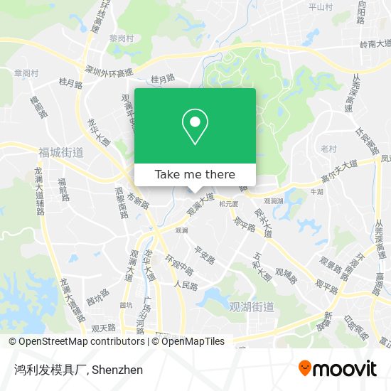 鸿利发模具厂 map