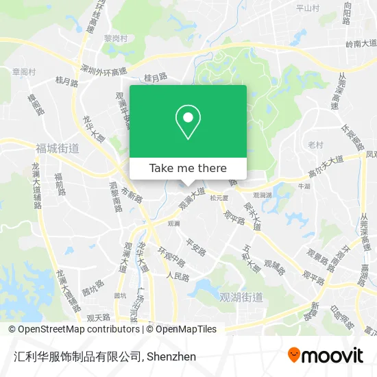 汇利华服饰制品有限公司 map
