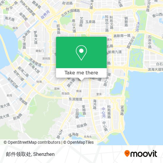 邮件领取处 map