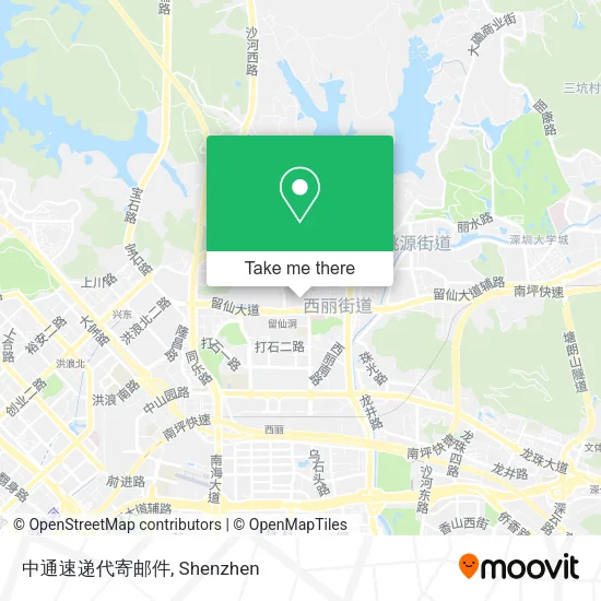 中通速递代寄邮件 map