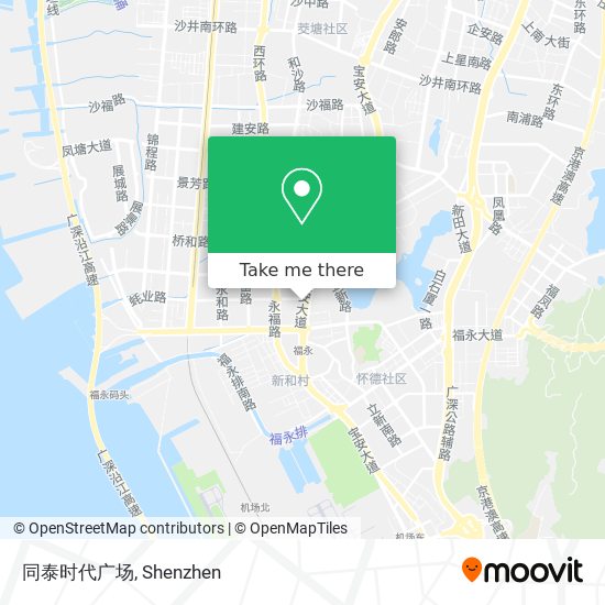 同泰时代广场 map
