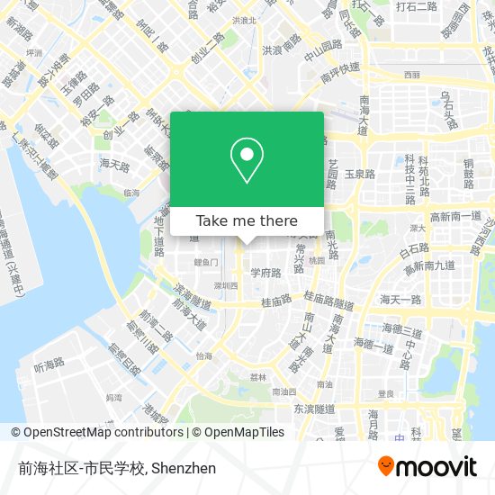 前海社区-市民学校 map