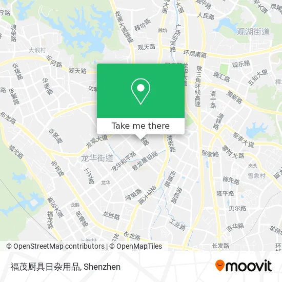 福茂厨具日杂用品 map