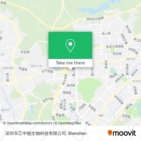 深圳市乙中能生物科技有限公司 map