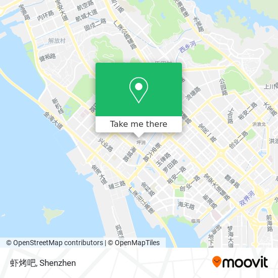 虾烤吧 map