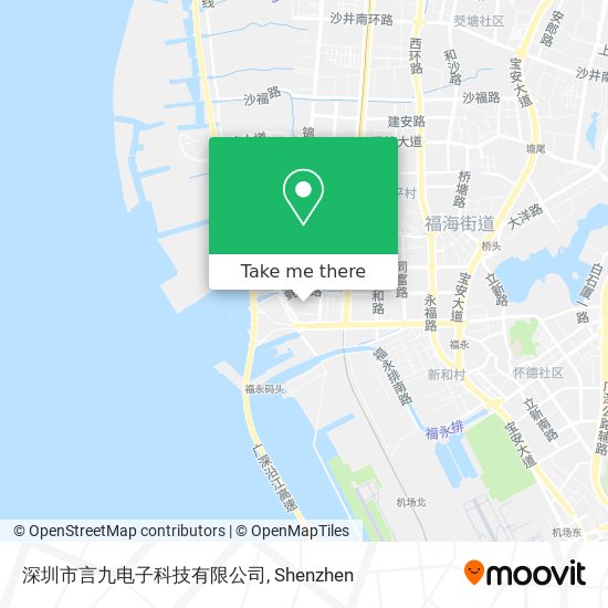 深圳市言九电子科技有限公司 map