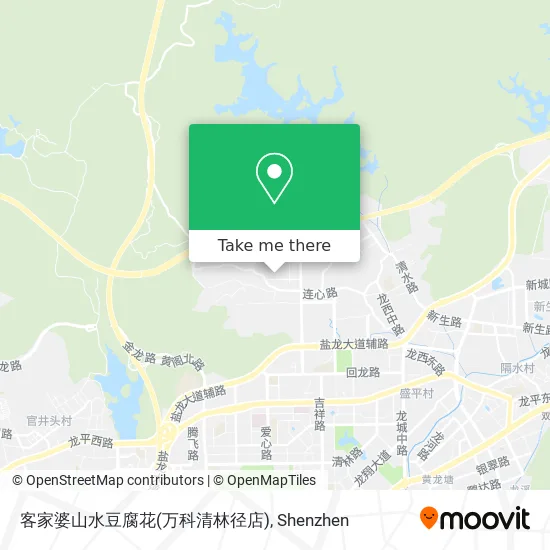 客家婆山水豆腐花(万科清林径店) map