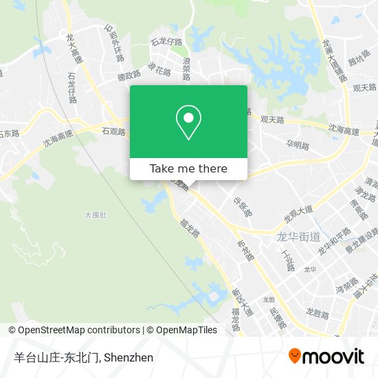羊台山庄-东北门 map