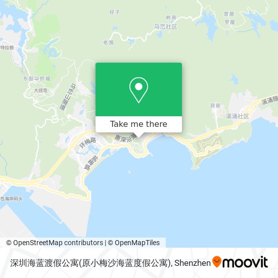 深圳海蓝渡假公寓(原小梅沙海蓝度假公寓) map