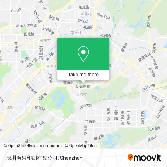 深圳海泉印刷有限公司 map