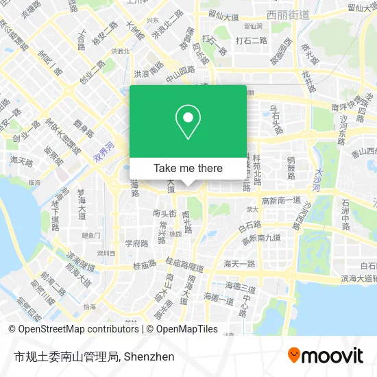 市规土委南山管理局 map