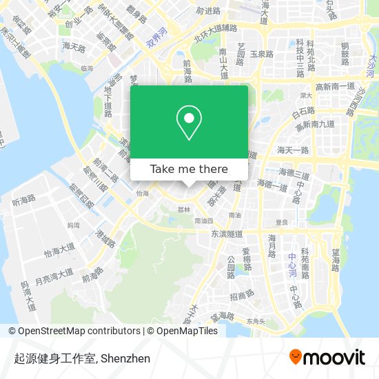 起源健身工作室 map