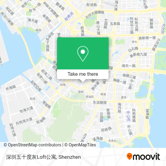 深圳五十度灰Loft公寓 map