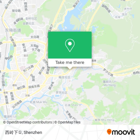 西岭下① map