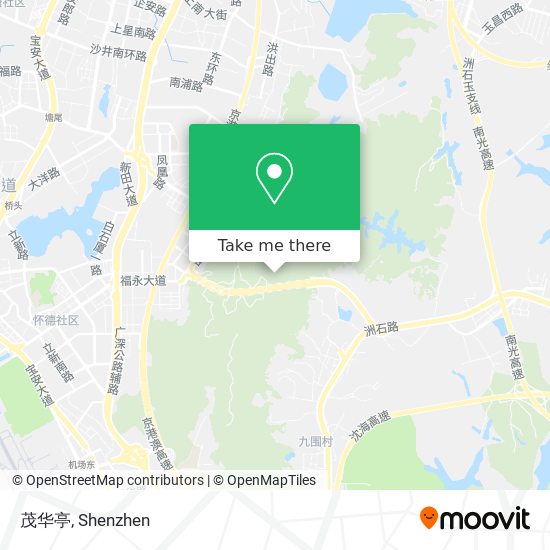 茂华亭 map