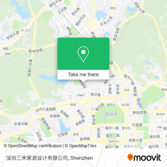 深圳三米家居设计有限公司 map