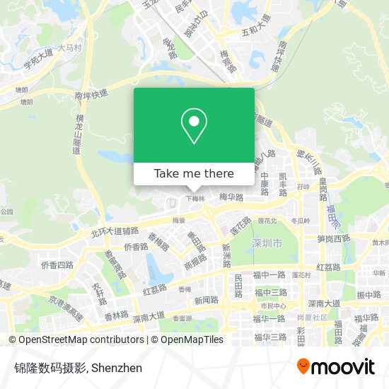 锦隆数码摄影 map