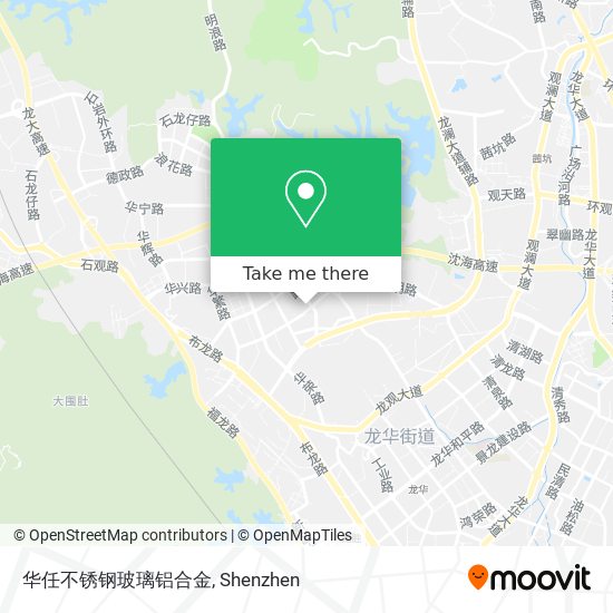华任不锈钢玻璃铝合金 map