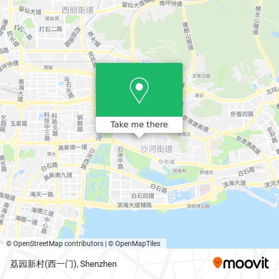 荔园新村(西一门) map