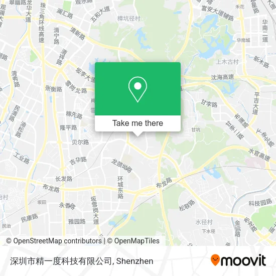 深圳市精一度科技有限公司 map
