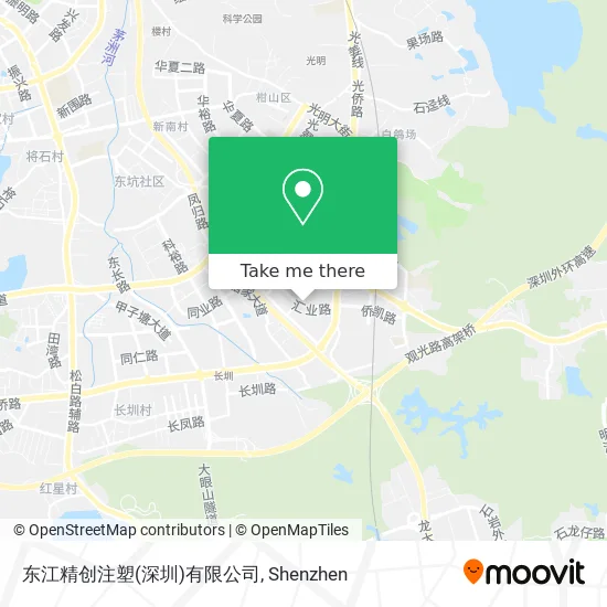 东江精创注塑(深圳)有限公司 map