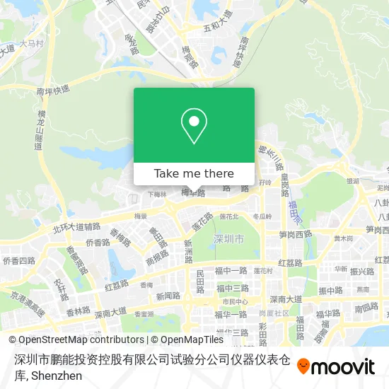 深圳市鹏能投资控股有限公司试验分公司仪器仪表仓库 map