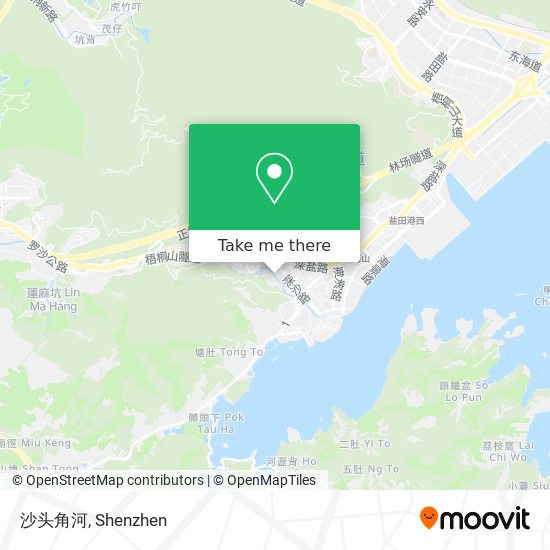 沙头角河 map