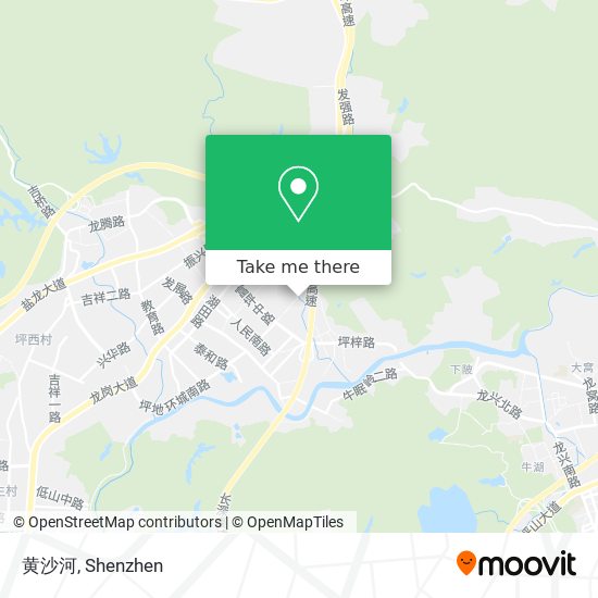 黄沙河 map