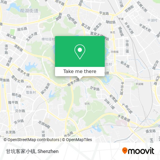 甘坑客家小镇 map