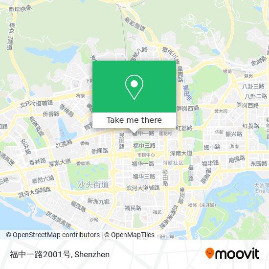 福中一路2001号 map