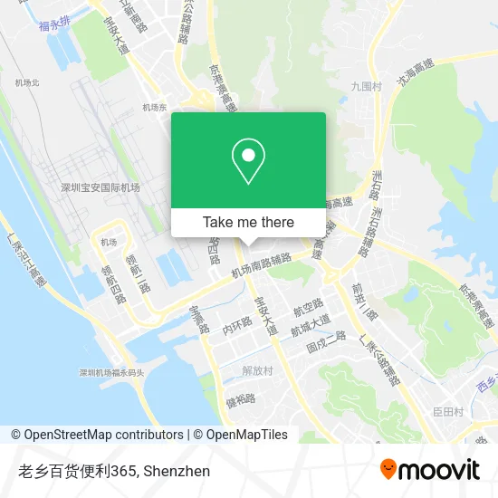 老乡百货便利365 map