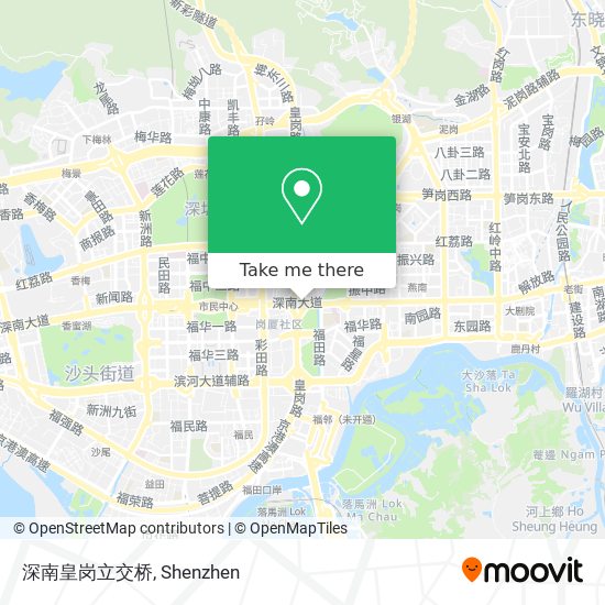 深南皇岗立交桥 map