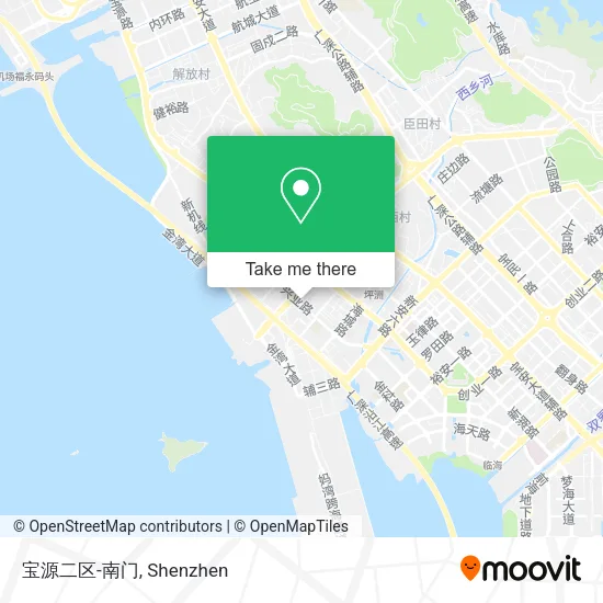 宝源二区-南门 map