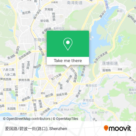 爱国路/碧波一街(路口) map